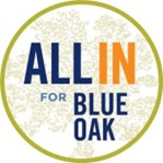 all in for blue oak logo